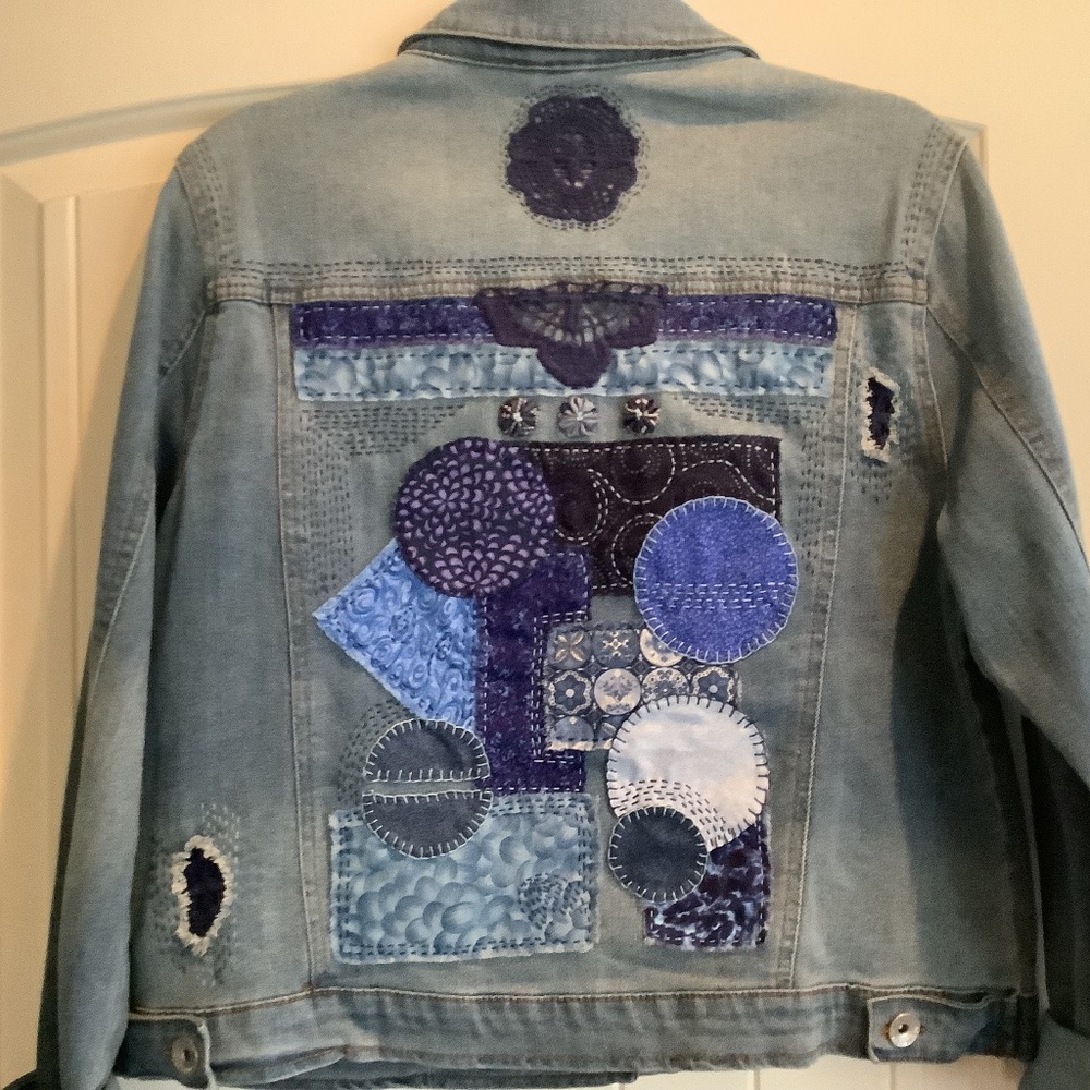 Sashiko and Boro Denim Jacket